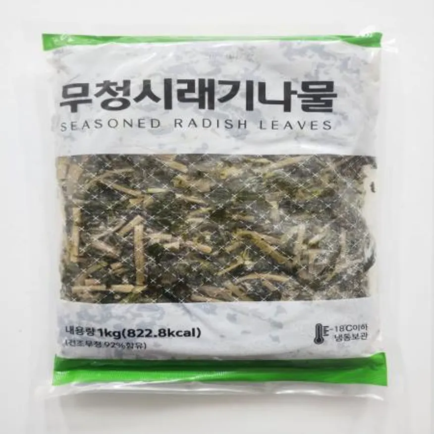 (16:30마감(D) 무청시래기나물(중국/니시푸드/냉동/1kg)EA 이미지