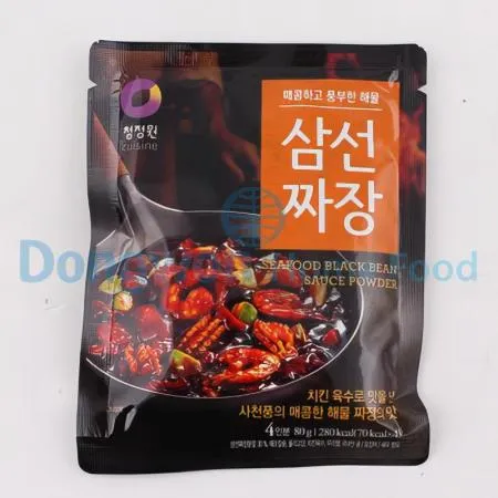 (16:30마감(D) 청정원매콤삼선짜장분말(대상/80g)EA 이미지