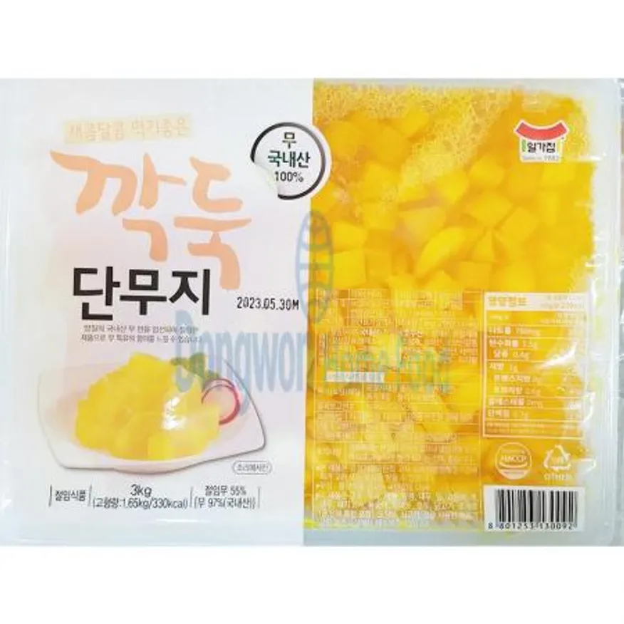 (16:30마감(D) 깍둑단무지(일미농수산/3kg)EA 이미지
