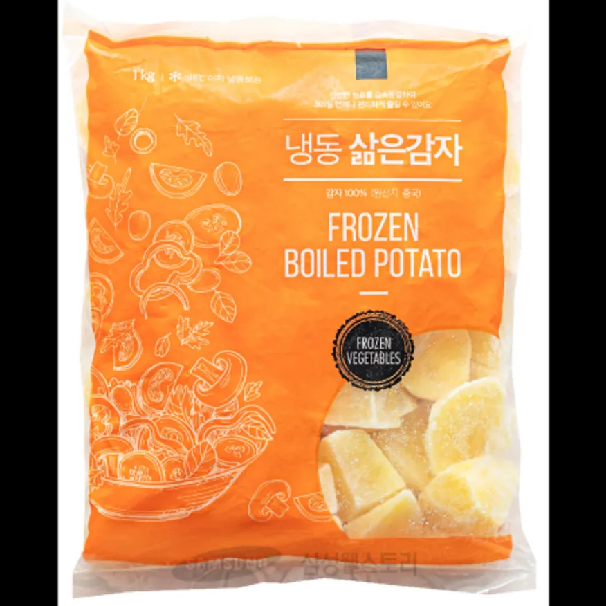 (16:30마감)냉동삶은감자(3~4CM비정형/글로벌냉동/1KG/PAC/중국산) 이미지