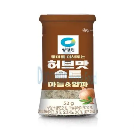 (16:30마감(D) 청정원허브맛솔트마늘양파소금(대상/52g)EA 이미지