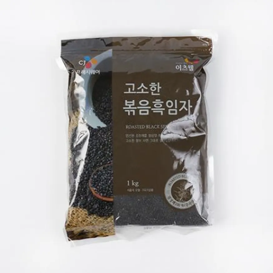 (16:30분마감)이츠웰 볶음흑임자(실온 검정깨 1Kg) 이미지