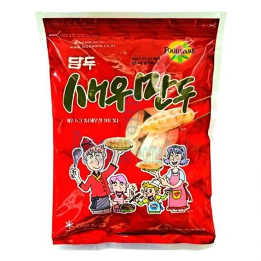 (16:30마감(D) 담두새우만두(푸드웨어/약36입/1KG)EA 이미지