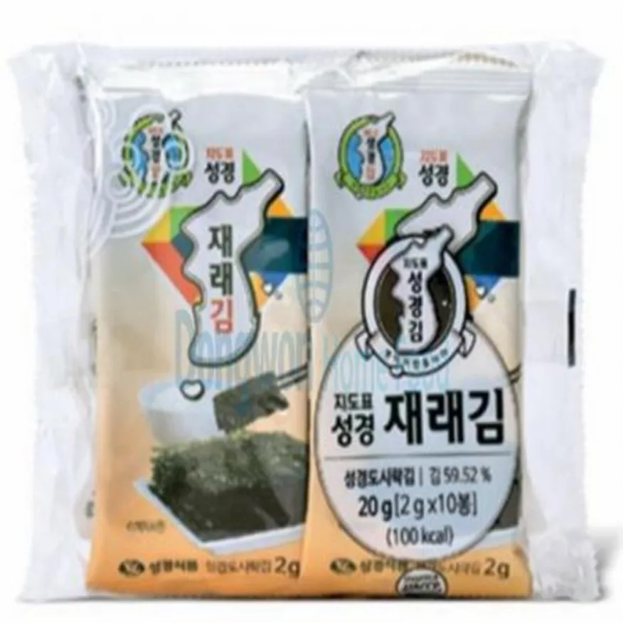 (16:30마감(D) 미니도시락김(국내산/지도표성경/조미/2g(6매)*10봉/20g)EA 이미지