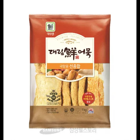(16:30마감)종합어묵(소비기한9일/중/대림/1KG/EA/연육:외국산) 이미지