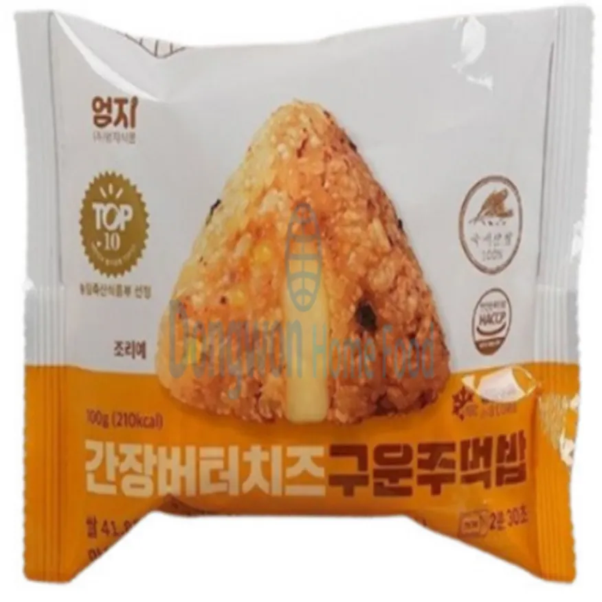 (16:30마감(D) 간장버터치즈구운주먹밥(쌀:국산/엄지/100G)EA 이미지