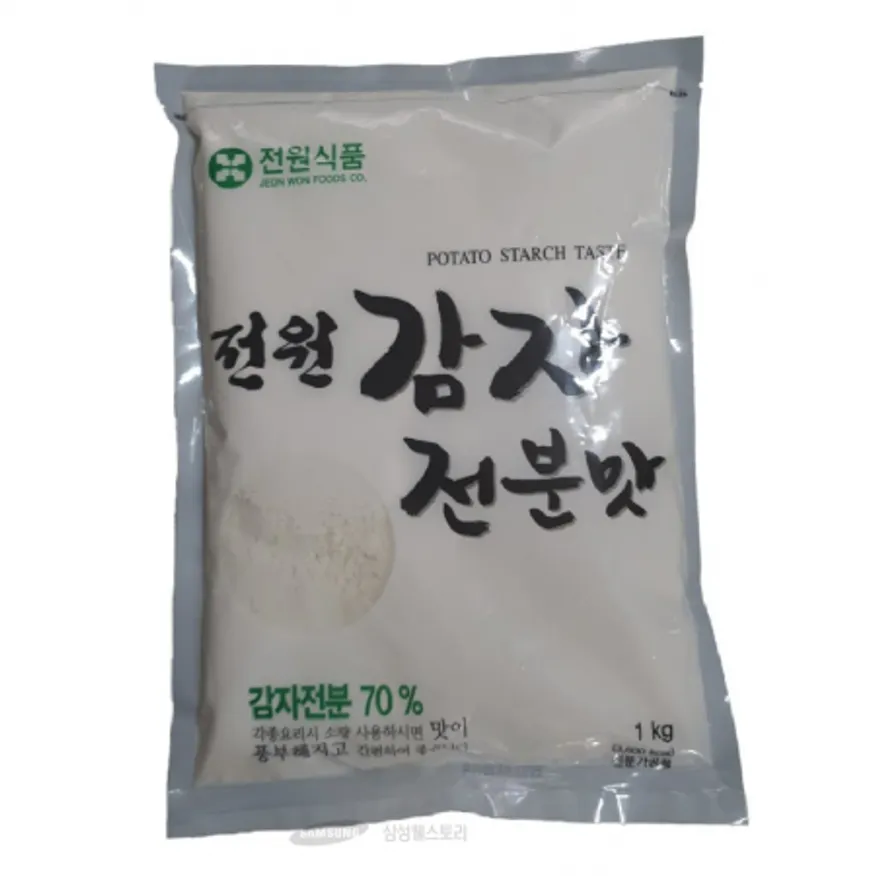 (16:30마감)감자전분(1KG/PAC/감자전분:폴란드산/전원식품/70%) 이미지