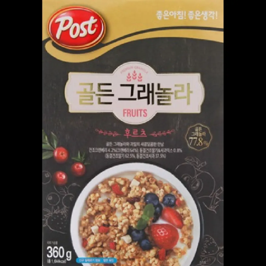 (16:30마감)골든그래놀라후르츠(360G/EA/포스트) 이미지