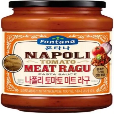 (16:30마감(D) 폰타나나폴리토마토미트라구(샘표/600g/파스타소스/병포장)EA 이미지