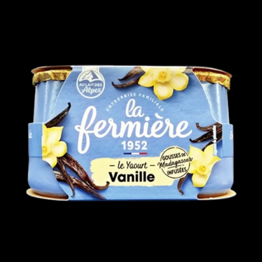 코스트코/LA FERMIERE 바닐라요거트 140Gx2 원산지프랑스 이미지
