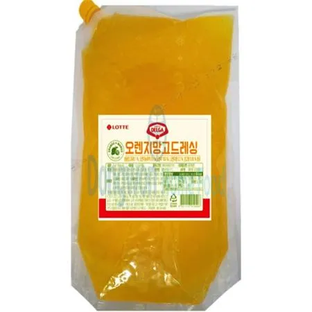 (16:30마감(D) 델가오렌지망고드레싱(롯데웰푸드/2kg)EA 이미지