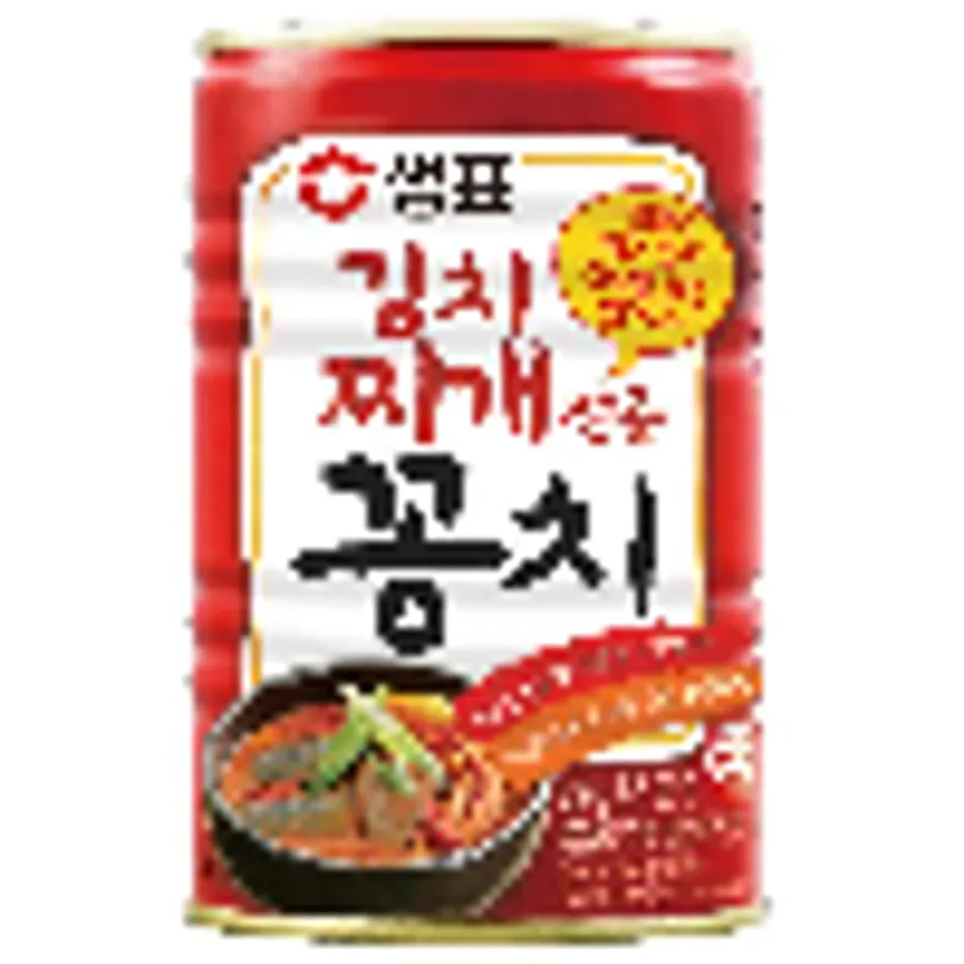 (16:30마감)샘표꽁치캔,김치찌개용,꽁치:대만산,외식,400G/EA 이미지