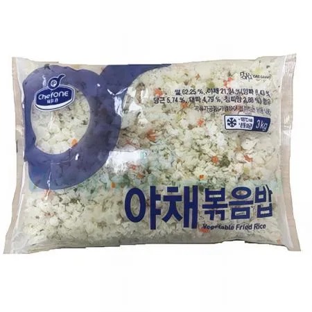 (16:30마감(D) 쉐프원야채볶음밥(쌀:외국산/대상/3kg)EA 이미지