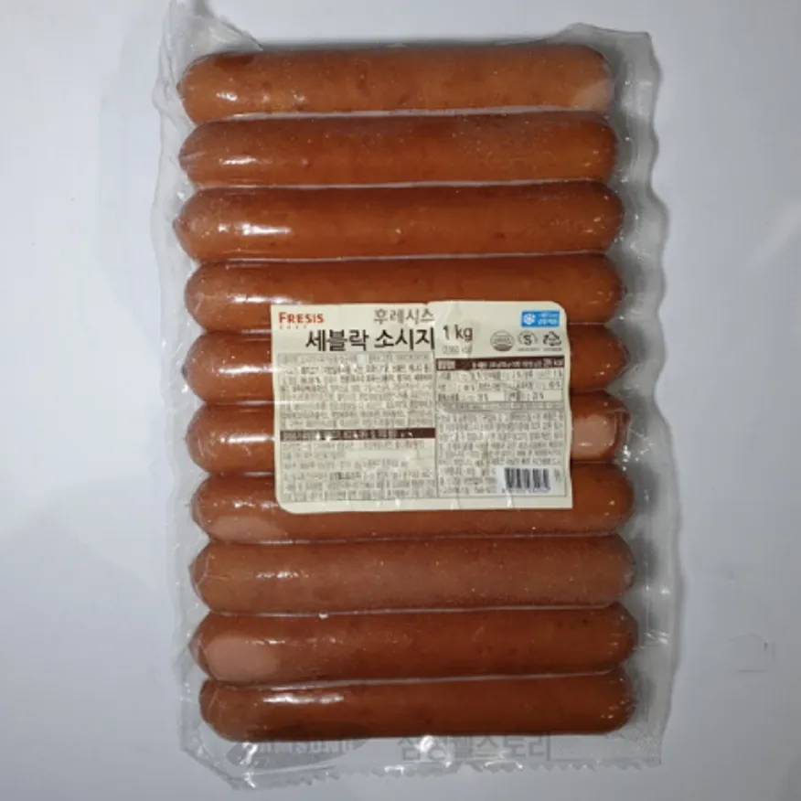(16:30마감)세블락소시지(1KG(100G*10EA)/PAC/외국산/후레시스/돈육:국산) 이미지