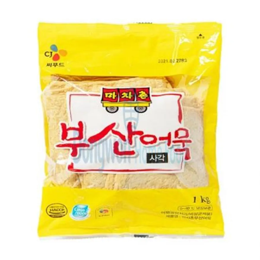 (16:30마감(D) 마차촌삼호부산어묵사각(연육:중국산/CJ씨푸드/1kg)EA 이미지
