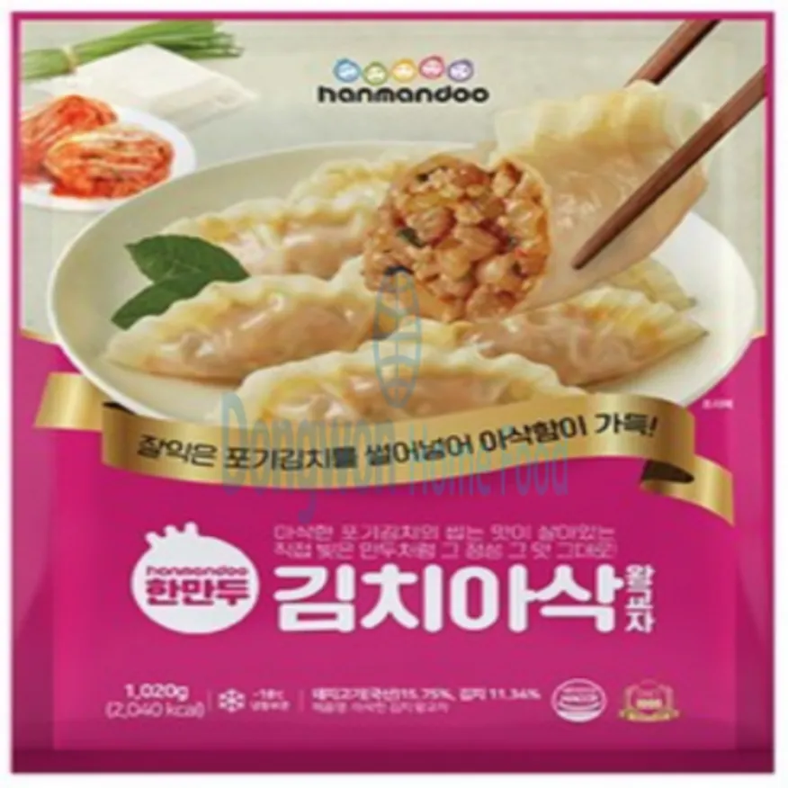 (16:30마감(D) 아삭한김치왕교자(한만두/1.02KG*6EA)BOX 이미지
