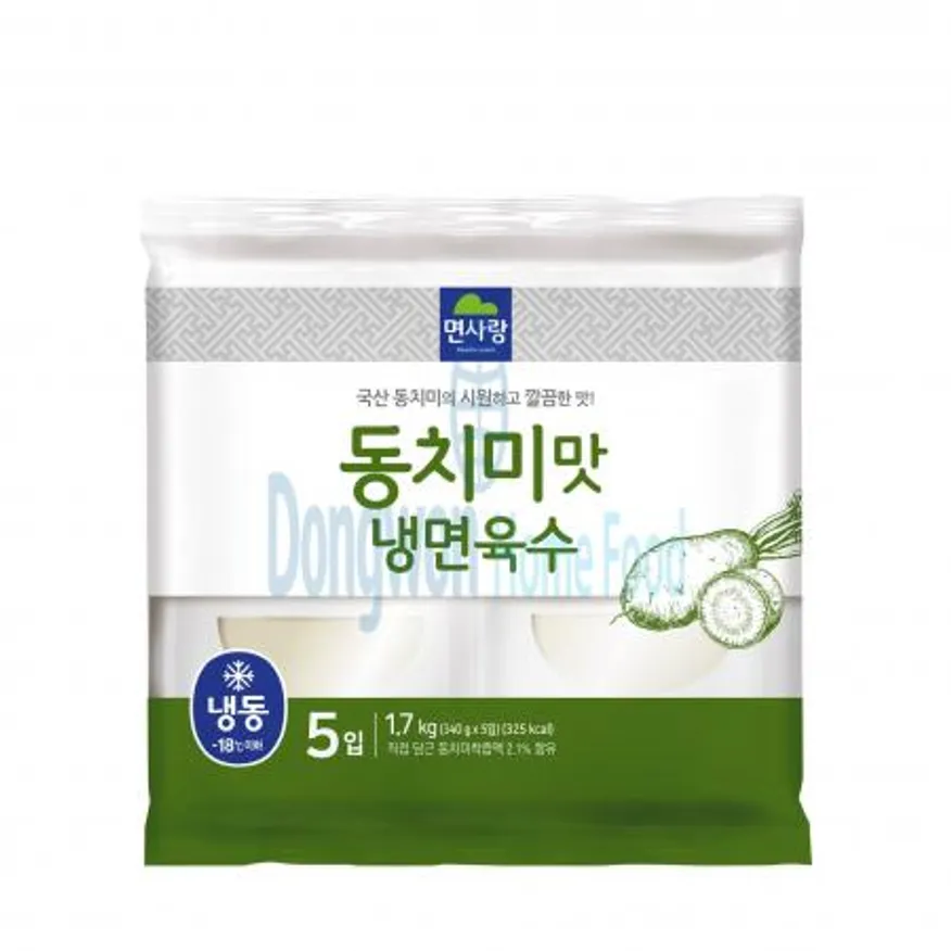 (16:30마감(D) 냉면육수(동치미맛/면사랑/340g*5봉/6입/10.2KG)BOX 이미지