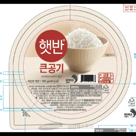 (16:30마감)햇반큰공기(CJ/300G/EA)/쌀:국내산)