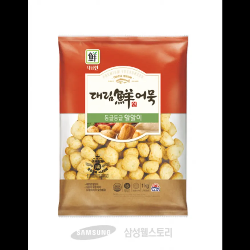(16:30마감)환어묵(소비/중/1KG(약133EA±10)/EA/알알이/대림/연육:외국산) 이미지