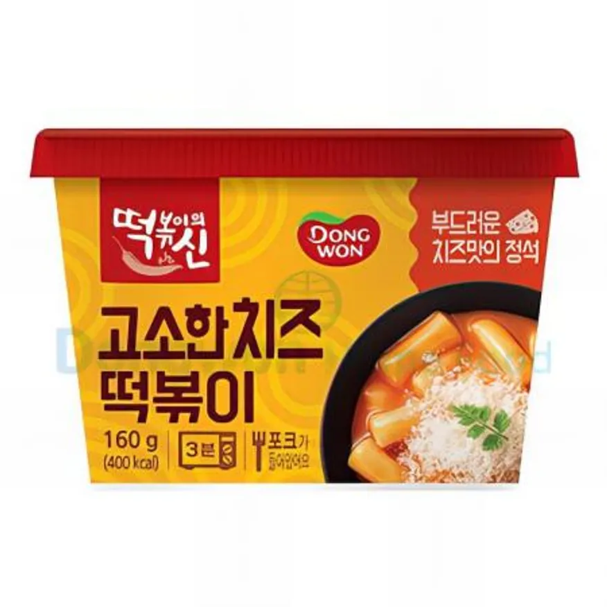 (16:30마감(D) 고소한치즈떡볶이(컵/동원/160g)EA 이미지