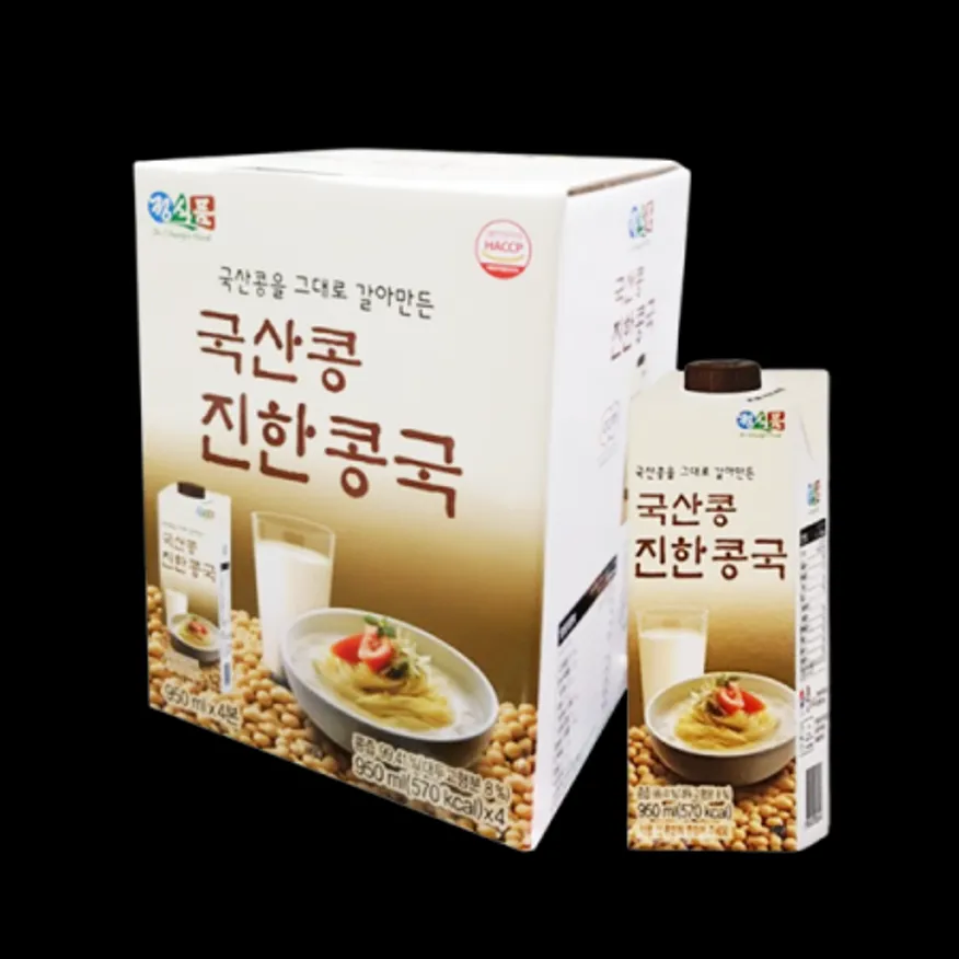 코스트코/정식품 국산콩 진한콩국 950ML x 4 이미지