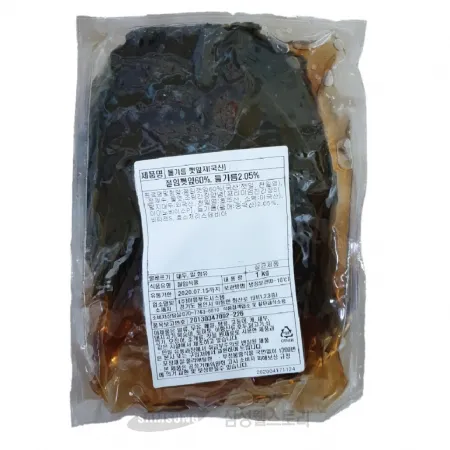 (16:30마감)들기름깻잎지(3무/이음/1KG/PAC/깻잎:국산) 이미지