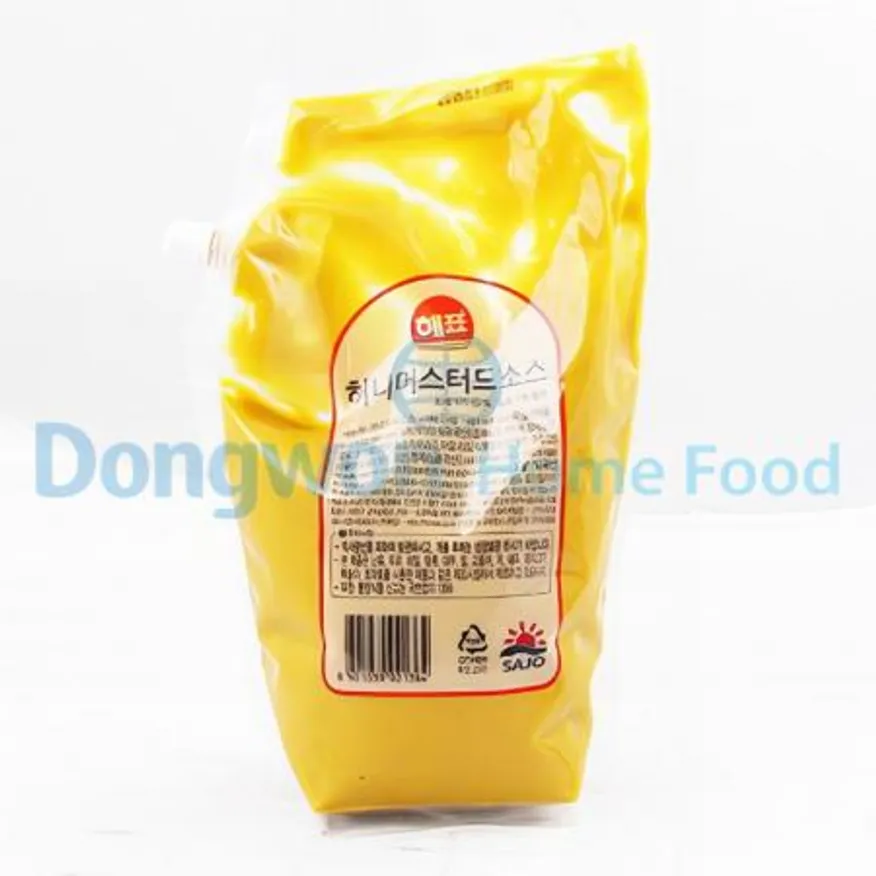 (16:30마감(D) 허니머스타드소스(사조해표/파우치형/2kg)EA 이미지