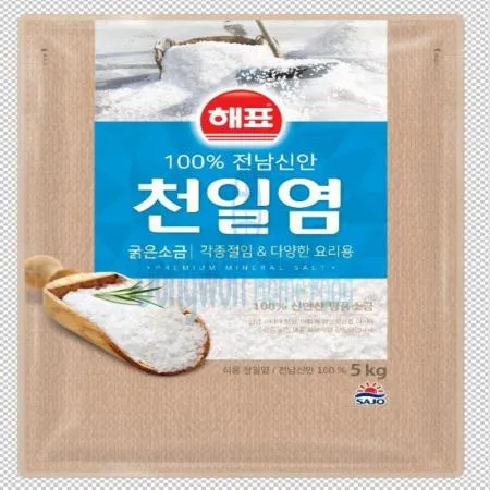 (16:30마감(D) 천일염(100%전남신안/사조해표/5KG)EA 이미지