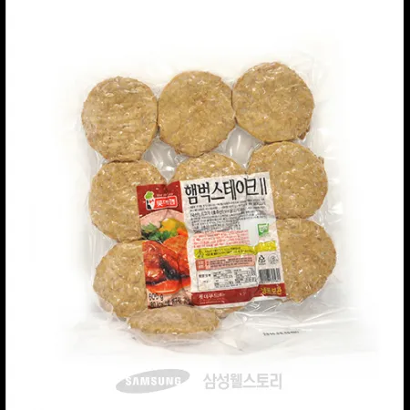 (16:30마감)함박스테이크(600G(60/롯데푸드/우육:호주산/계육:국내산/돈육:국내산) 이미지