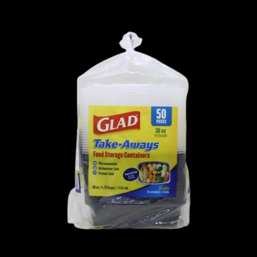 코스트코/GLAD 밀폐용기 1.1L 50PCS (용기25+뚜껑25) 이미지