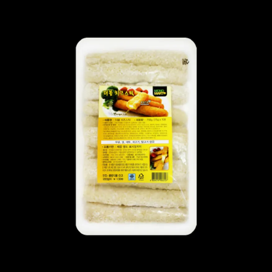 (16:30마감)더블치즈스틱(750G(약75G*10EA)//모노키친/자연치즈:외국산) 이미지