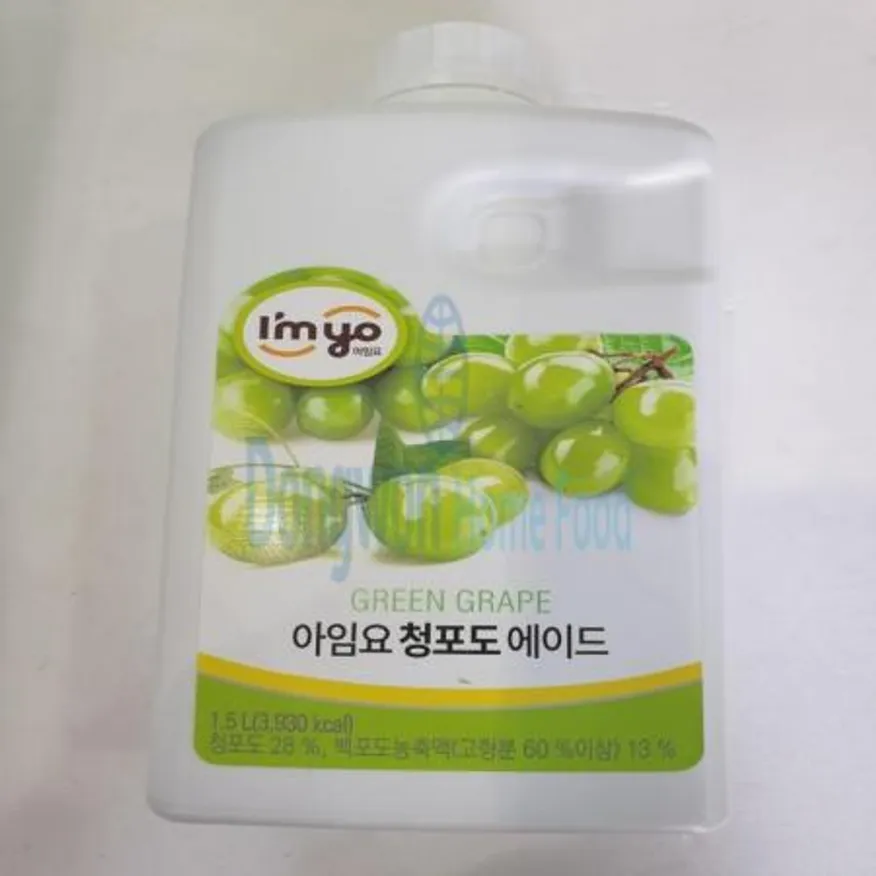 (16:30마감(D) 청포도에이드농축액(아임요/상온/1.5L)EA 이미지