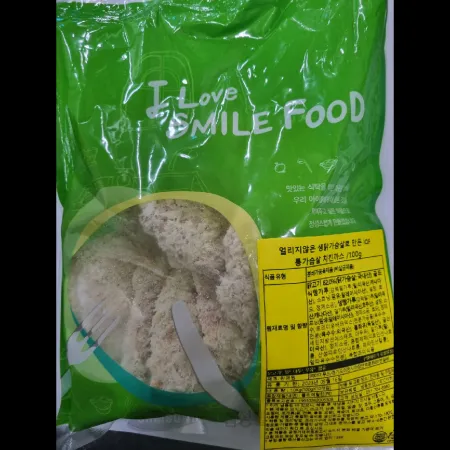 (16:30마감)IQF통가슴살치킨가스(야미/1KG(100G*10EA)/PAC/계육:국산) 이미지