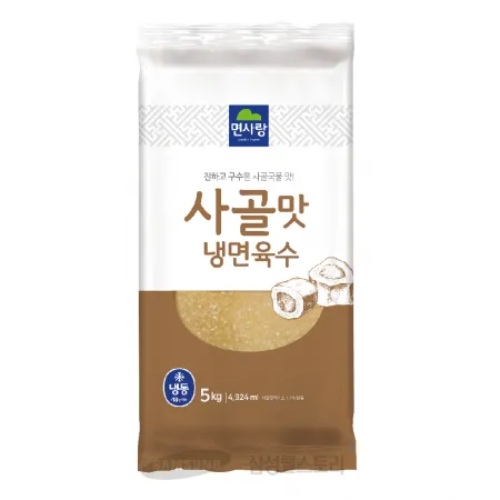 (16:30마감)냉동사골맛냉면육수,면사랑,10KG(5KG*2PAC)/BOX 이미지