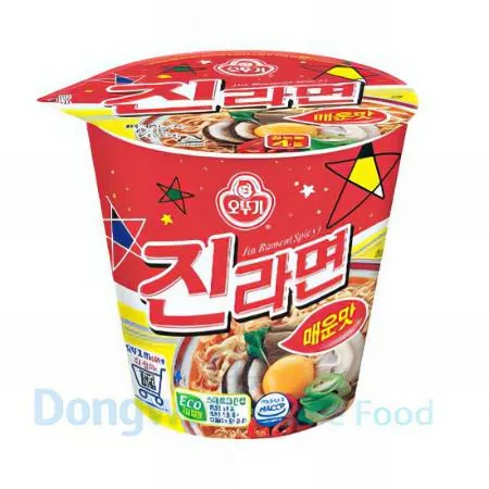 (16:30마감(D) 진라면(컵라면/오뚜기/소/매운/65G*15입/975G)BOX 이미지