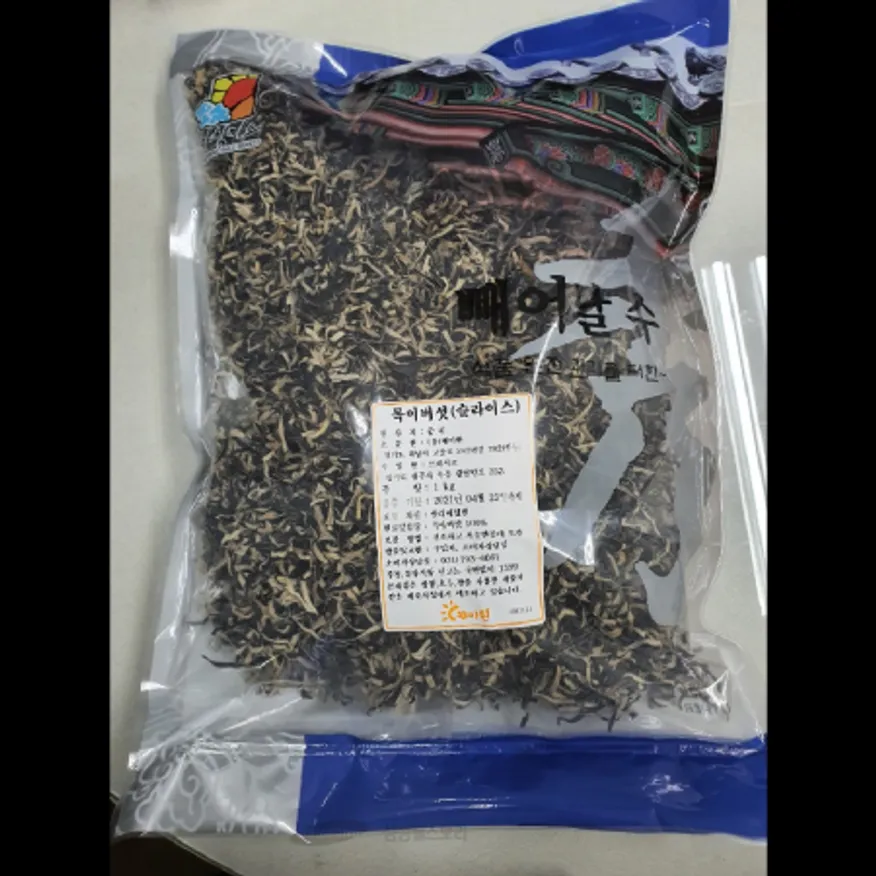 (16:30마감)목이버섯(슬라이스)(중국산/1KG/PAC) 이미지