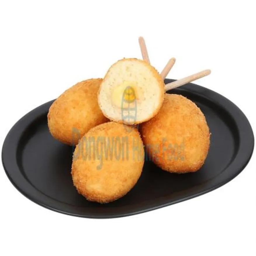 (16:30마감(D) 치즈폭탄크리스피핫도그(청정원/50g*12입/600g)EA 이미지