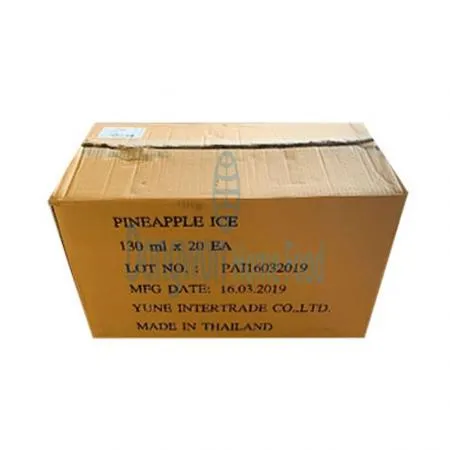 (16:30마감(D) 파인애플샤베트(모아/태국산/냉동150ml*20EA)BOX 이미지