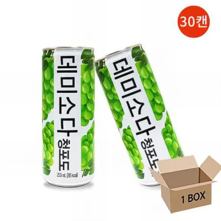(16:30마감(D) 데미소다청포도(동아오츠카/CAN/250ML*30입)BOX 이미지