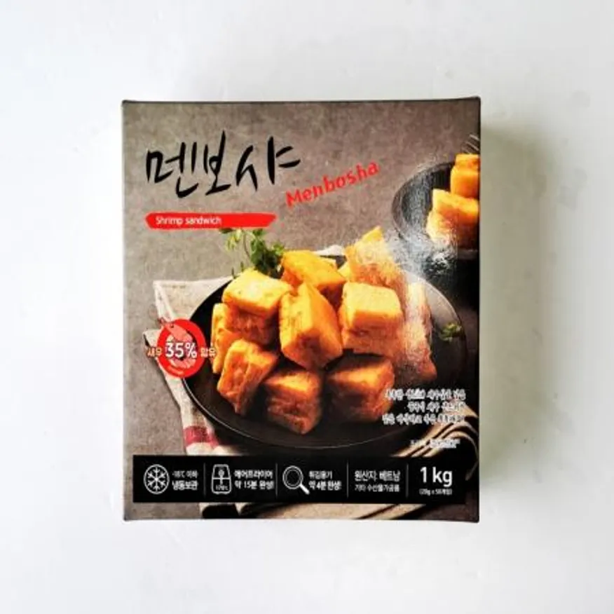 (16:30마감(D) 멘보샤(베트남/골든피트/새우35%/20g*50입/1kg)EA 이미지