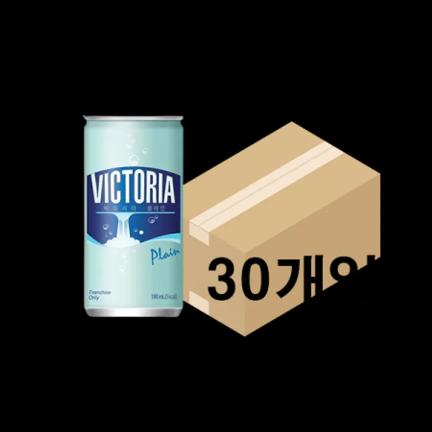 (16:30마감(L)플레인탄산수(빅토리아/190ml*30개) 이미지