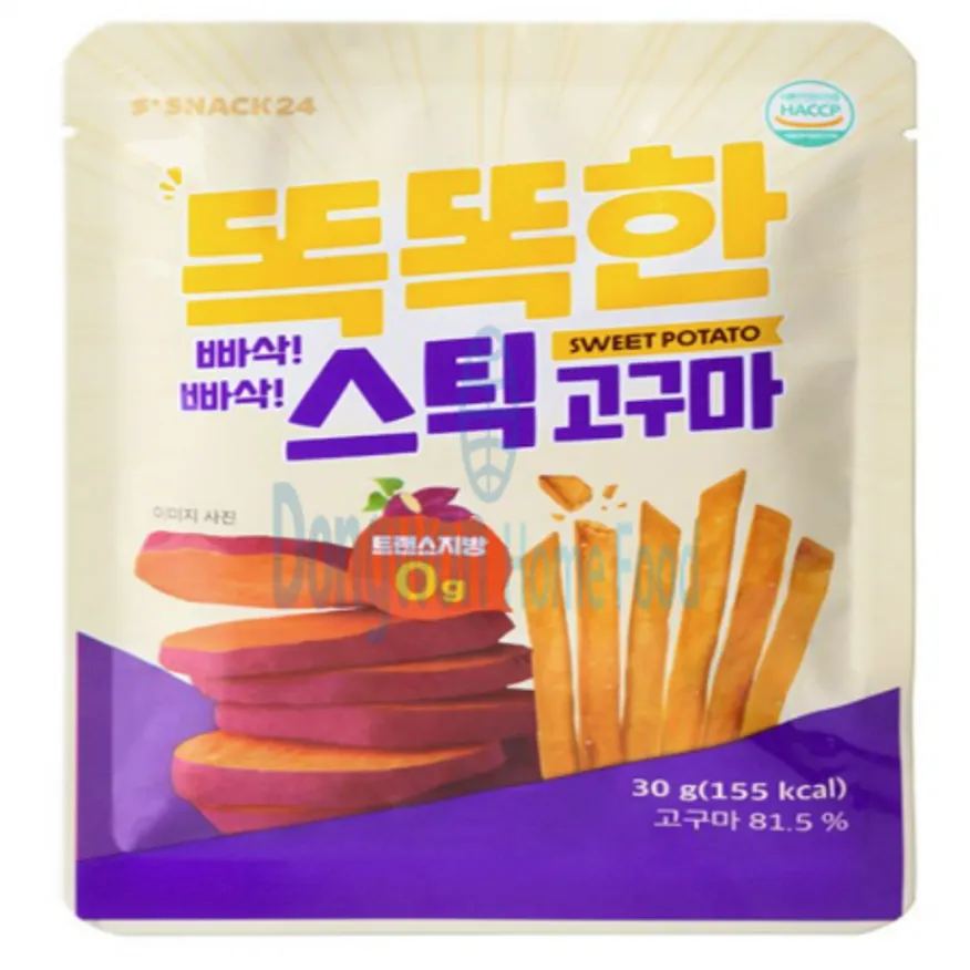 (16:30마감(D) 똑똑한스틱고구마(스낵24/30G)EA 이미지