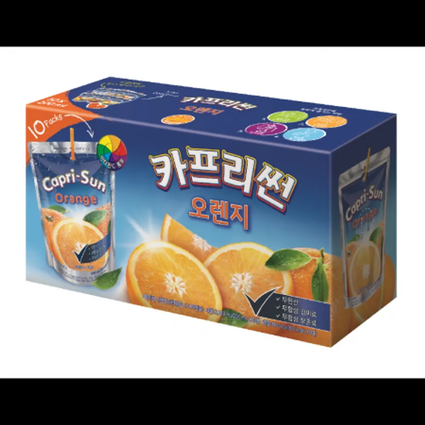(16:30마감)카프리썬주스(2KG(200G*10EA)/BOX/농심/오렌지) 이미지
