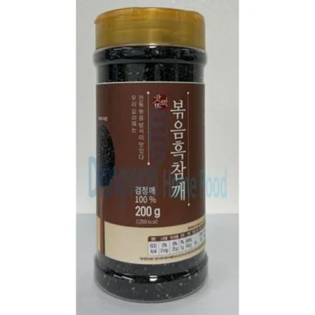 (16:30마감(D) 볶음흑참깨(외국산/맛뜨락/PET/200g)EA 이미지