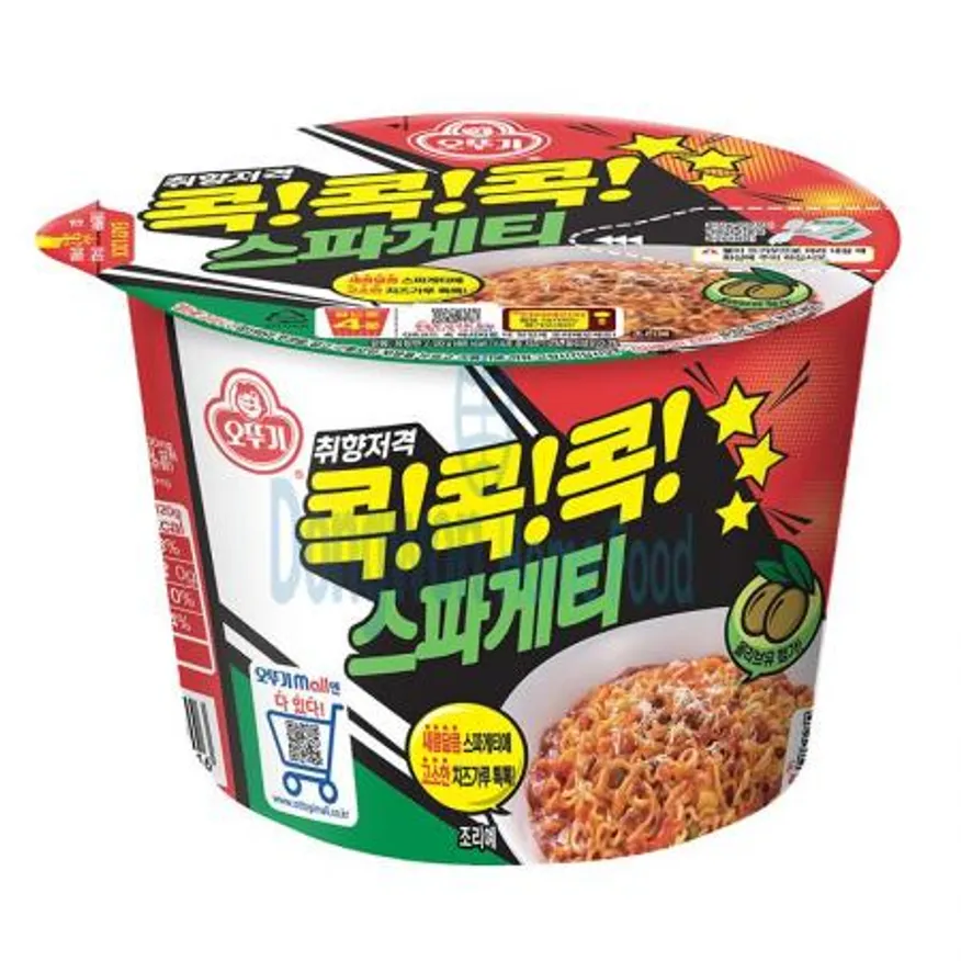 (16:30마감(D) 콕콕콕스파게티(오뚜기/용기/120g*12입)BOX 이미지