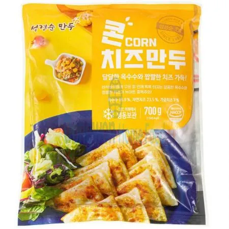 (16:30마감(D) 콘치즈만두(성경순만두/약25입/700G)EA 이미지