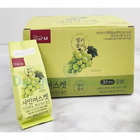 (16:30마감(D) 젤리블리샤인머스켓(MDS/60G*20EA)BOX 이미지