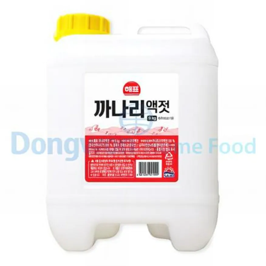 (16:30마감(D) 까나리액젓(사조해표/9kg)EA 이미지