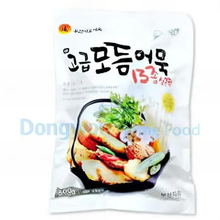 (16:30마감(D) 고급모듬어묵13종싱글팩(냉동연육:태국,베트남/미도/500g)EA 이미지