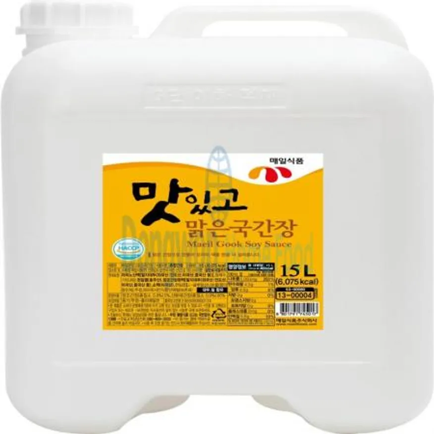 (16:30마감(D) 맛있고맑은국간장(매일식품/15L)EA 이미지